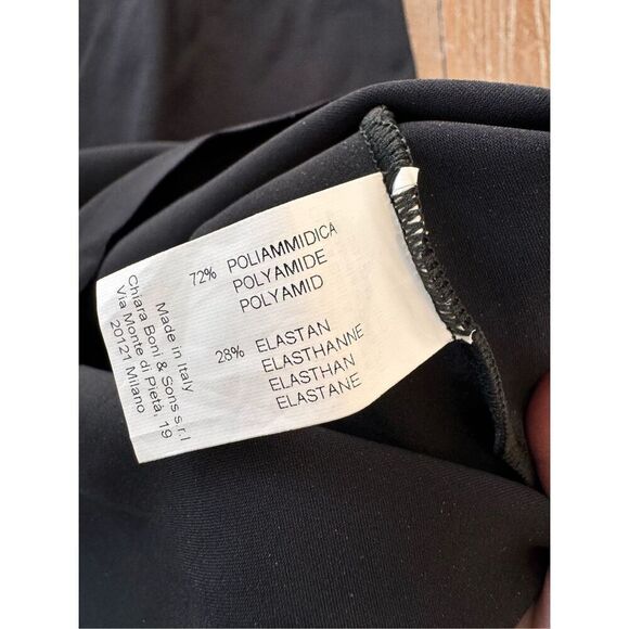 La Petite Robe Chiara Boni Black‎ Lace Off The Shoulders Dress Italian 44 - Picture 10 of 10